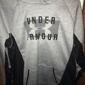 Grey under armour hoodie